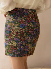 MOTF PREMIUM FLORAL PRINT STRAIGHT SKIRT